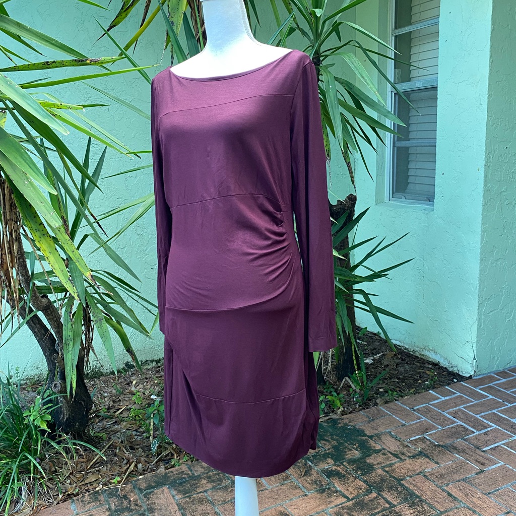 Diane Von Furstenberg Burgundy Dress